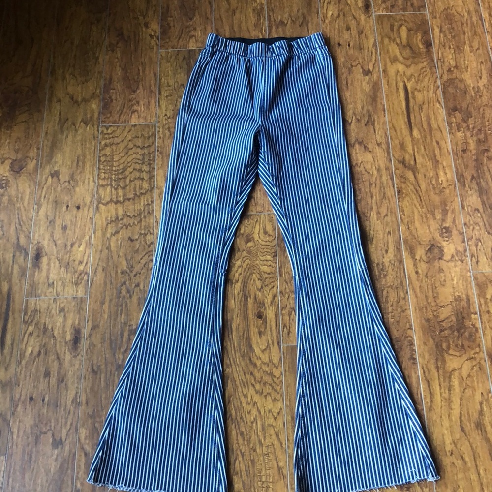 Striped jeans